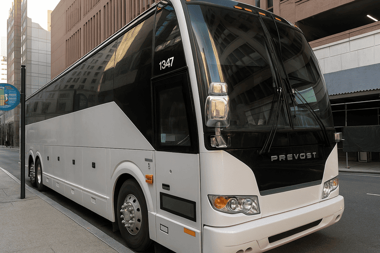 a Boynton Beach Coach Bus Service coach bus
