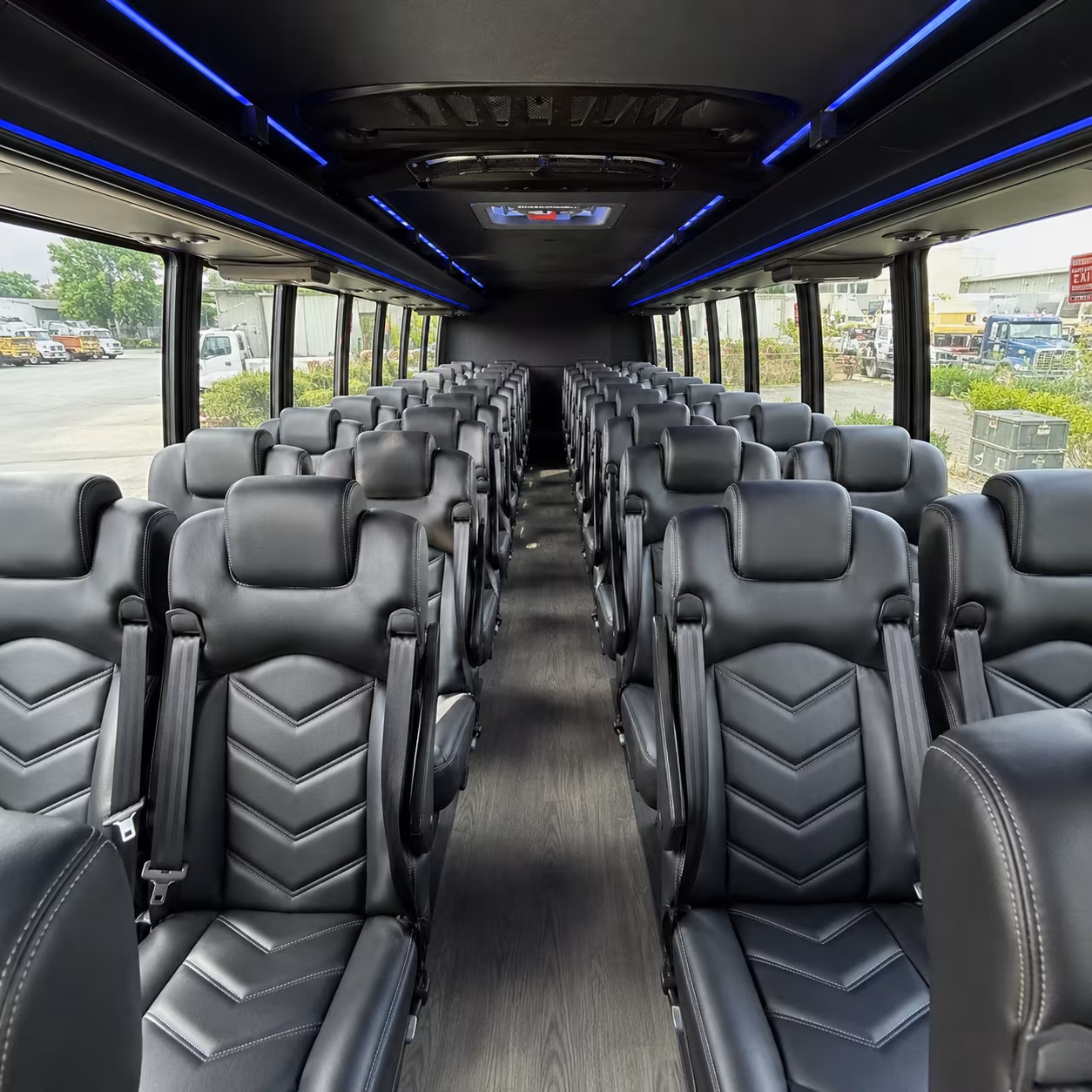 airport transfer buses for wedding guests flying into palm beach international