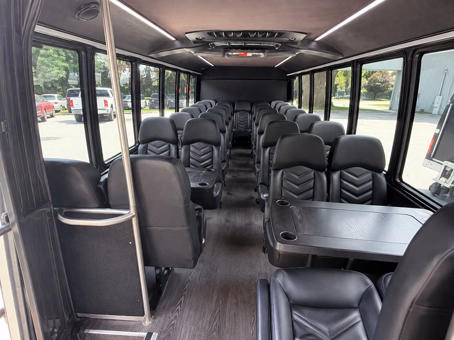 boynton beach 18 passenger minibus inside