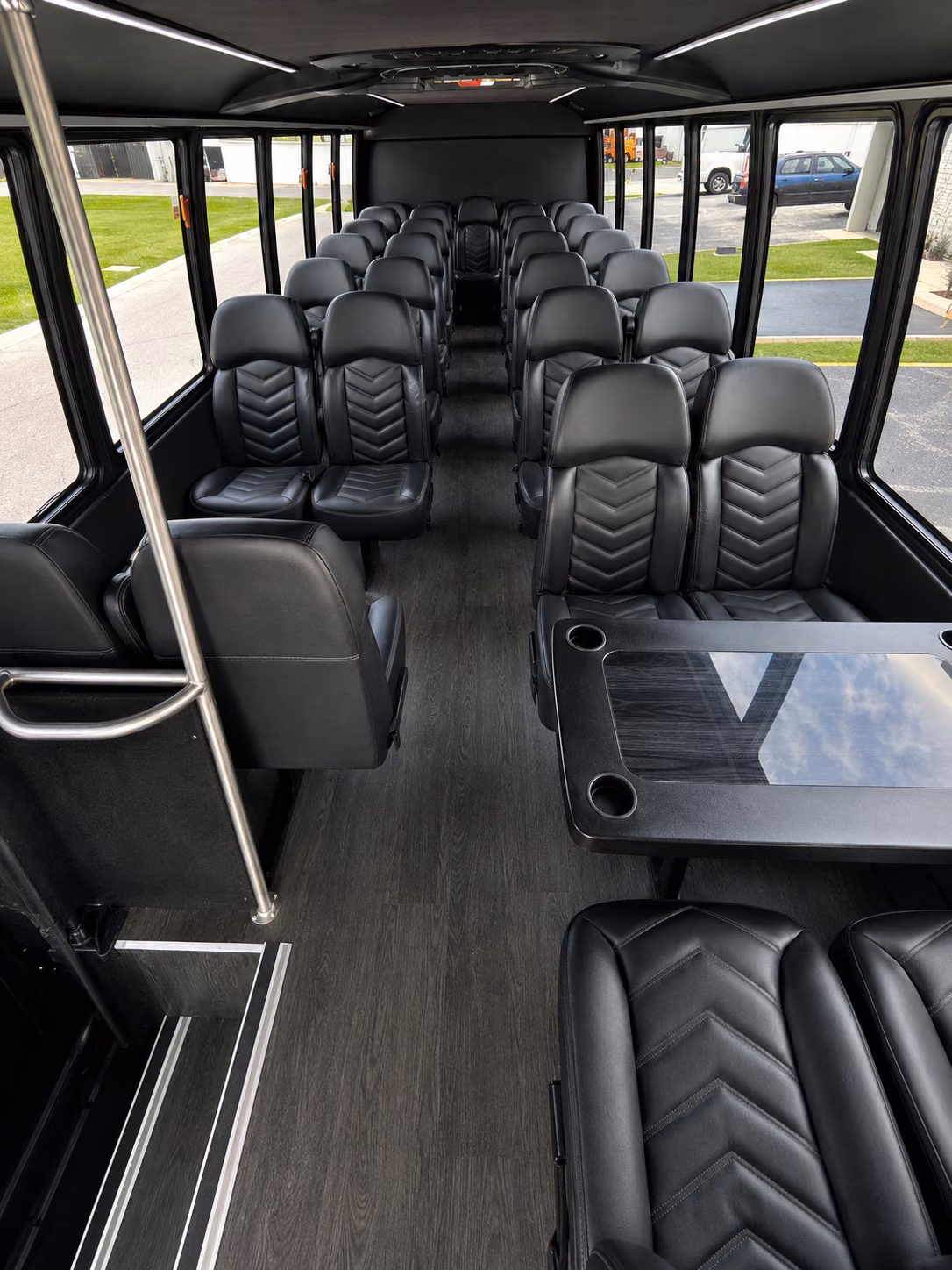 boynton beach 18 passenger minibus interior
