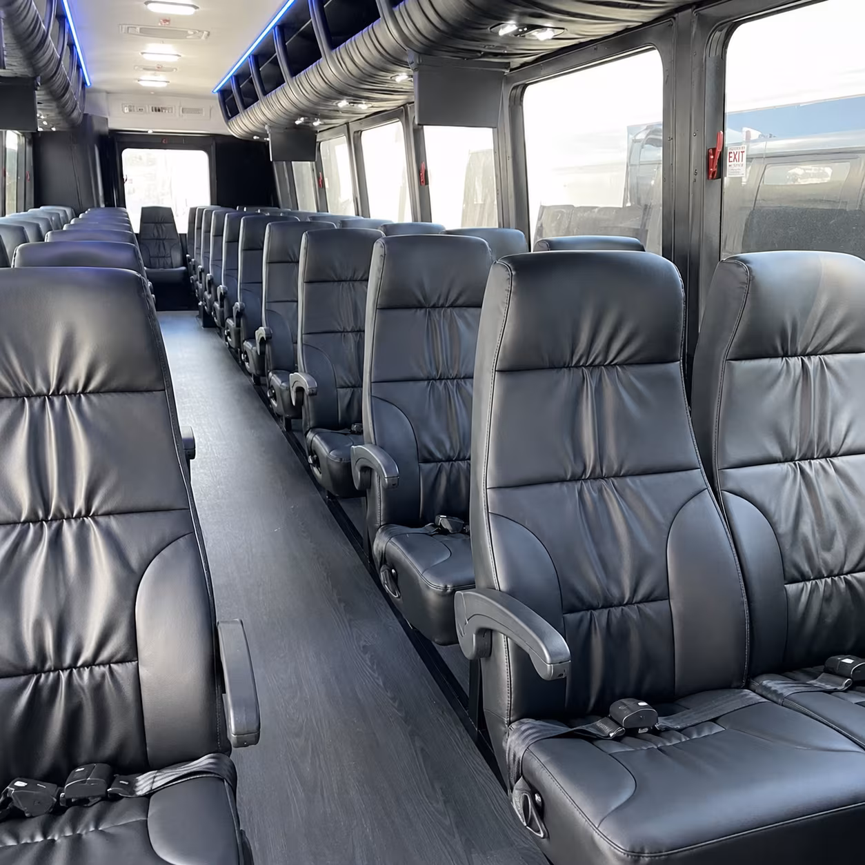 boynton beach 25 passenger minibus inside