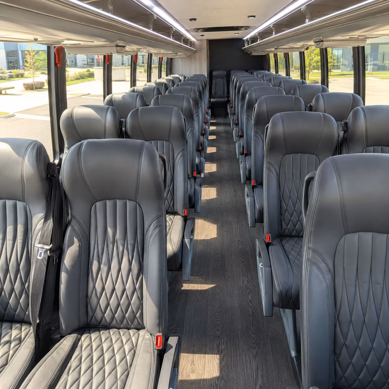 boynton beach 28 passenger minibus interior