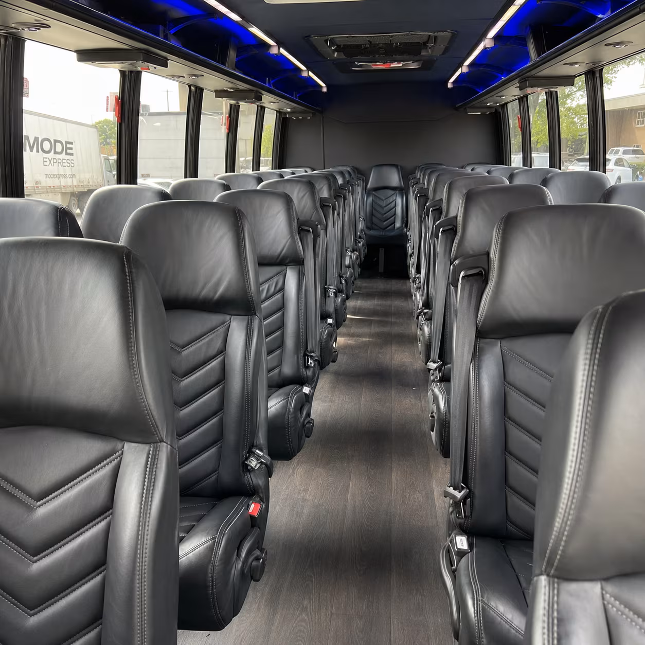 boynton beach 30 passenger minibus interior