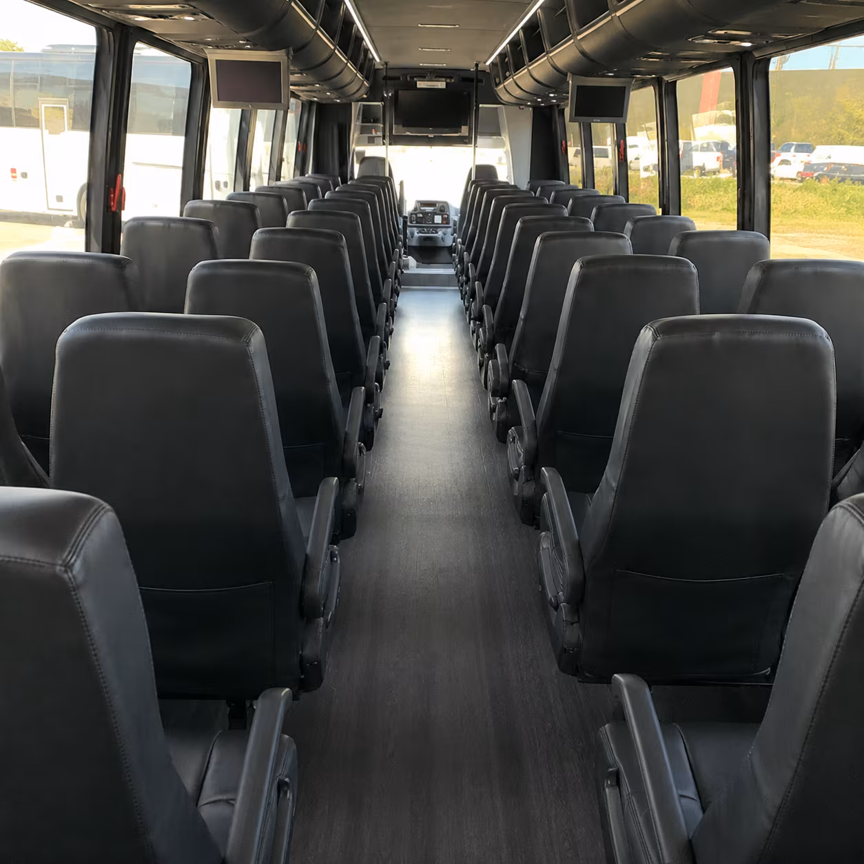 boynton beach 35 passenger minibus inside